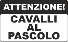 Cartello segnaletico attenzion usato  Acate