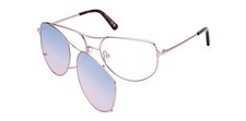 Usado, Armação de óculos de metal aviador rosa Emilio Pucci EP5247 072 59-16-140 clipes comprar usado  Enviando para Brazil