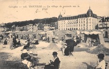 Cpa trouville village d'occasion  Claira