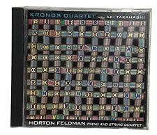 Morton Feldman Kronos Quartet CD With Aki Takahashi Piano And String Quartet comprar usado  Enviando para Brazil