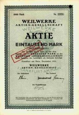 Weilwerke frankfurt 1921 gebraucht kaufen  Bayreuth