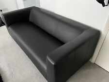 Leather sofa used for sale  GILLINGHAM