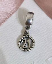 Pandora silver 21st for sale  LEICESTER