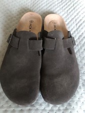mens leather mules sandals for sale  UTTOXETER