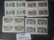 Francobolli italiani quartine usato  Tavernerio