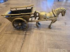 Brass horse cart for sale  UK
