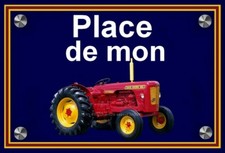 Plaque place tracteur d'occasion  Paris I