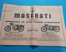 Pubblicita 1953 moto usato  Roma