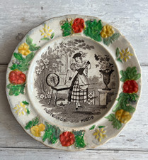 Antique children plate for sale  DURSLEY
