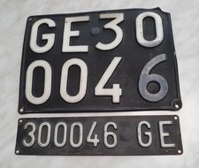 Targhe auto epoca usato  Genova