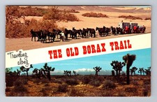 Cartão postal antigo Death Valley CA-Califórnia, General Banner Greeting Borax Trail comprar usado  Enviando para Brazil