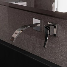 Torneira de banheiro de parede alavanca única marca ALFI AB1256 - Cromada comprar usado  Enviando para Brazil