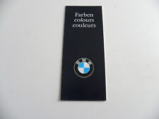 Brochure bmw nuancier d'occasion  France