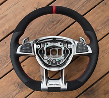 Volante Mercedes 2014-2017 AMG NEW LEATHER W205 W213 W447 V250 stile 18+ comprar usado  Enviando para Brazil