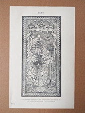 Lace curtain exhibited for sale  STAFFORD