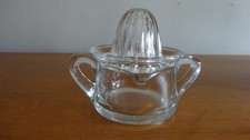 Extrator de suco de vidro transparente vintage 2 peças com alargador e jarro de copo, usado comprar usado  Enviando para Brazil