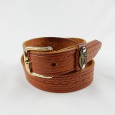 Ceinture vintage cuir d'occasion  Villemomble