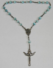 Blue bead chaplet for sale  Florissant