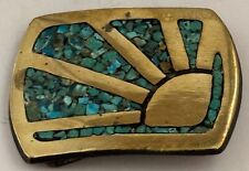 Vintage brass turquoise for sale  Saint Louis