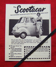 Scootacar microcar 1960 for sale  DUNSTABLE