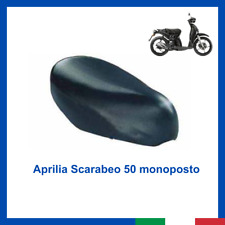 Używany, Coprisella per scooter APRILIA SCARABEO 50 monoposto ecopelle sky nero na sprzedaż  Wysyłka do Poland