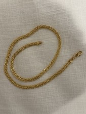Colar de 17 1/2 polegadas ouro amarelo corrente elo marcado Itália 750 (por favor, leia a descrição) comprar usado  Enviando para Brazil