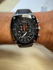 Usado, Seiko Kinetic Sportura relógio cronógrafo masculino 41mm mostrador preto tom preto data de execução comprar usado Usado, Seiko Kinetic Sportura relógio cronógrafo masculino 41mm mostrador preto tom preto data de execução comprar usado  Enviando para Brazil