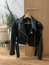 Black zara cropped for sale  UK
