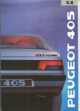 PEUGEOT 405 - 1989 - X4 / catalogue brochure dépliant comprar usado  Enviando para Brazil