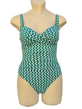 Green swimsuit white for sale  LOUTH