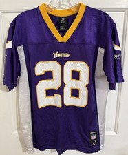 Camiseta Reebok Minnesota Vikings #28 Peterson NFL Youth tamanho grande 14-16, roxa, usado comprar usado  Enviando para Brazil