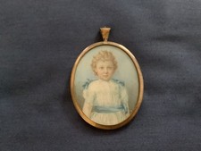 Victorian watercolour miniatur for sale  HIGH WYCOMBE