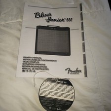 Amplificador manual e etiqueta Fender BLUES Junior 3 comprar usado  Enviando para Brazil