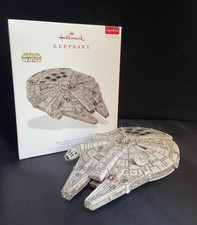 Ornamento Hallmark Keepsake 2018 Millennium Falcon Star Wars contadores de histórias, usado comprar usado  Enviando para Brazil