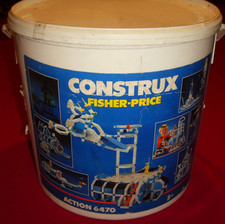 Ancien jouet Fisher Price Construx station spatiale Ship Espace Lem Lune 6470 na sprzedaż  Wysyłka do Poland