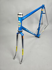 Rahmen Set Pinarello Montello Columbus SLX steel frame 54 cm blue 1989 vintage comprar usado  Enviando para Brazil