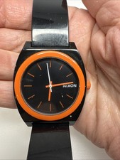 Relógio Nixon Time Teller mínimo preto laranja movimento 100M Halloween Princeton comprar usado  Enviando para Brazil