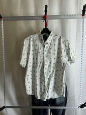 CAMISA MANGA CURTA BOTÃO PARA CIMA Ricky Singh Natal Flamingo Grande G  comprar usado  Enviando para Brazil