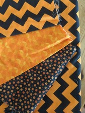 Orange cotton patchwork for sale  SWANSEA