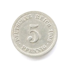 Pfennig 1909 nickel gebraucht kaufen  Würzburg