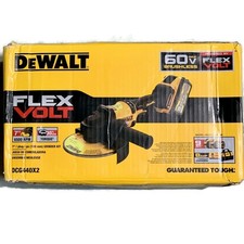 Moedor sem fio DEWALT DCG440X2 60V MAX 7 polegadas sem escova com kit de freio Kickback, usado comprar usado  Enviando para Brazil
