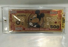 Topolino gold banknotes usato  Roma