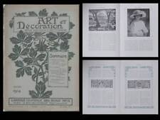 Art decoration 1914 d'occasion  Rennes-