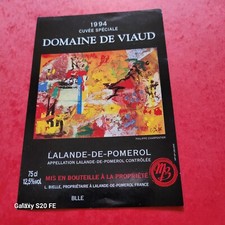 étiquette vin lalande d'occasion  Maringues