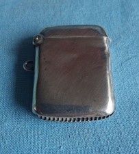 Silver vesta case for sale  SPALDING