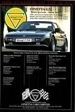 Ginetta g32 sports for sale  SIDCUP
