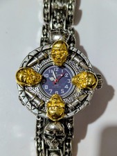 Relógio gótico caveira e balas – Funcionando comprar usado Relógio gótico caveira e balas – Funcionando comprar usado  Enviando para Brazil