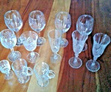 Assorted glasses flutes for sale  DARWEN