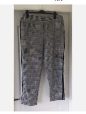 Black dogtooth trousers for sale  NOTTINGHAM