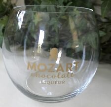 RARO Licor de Chocolate Mozart Logotipo Rocks Glass UAU! comprar usado  Enviando para Brazil